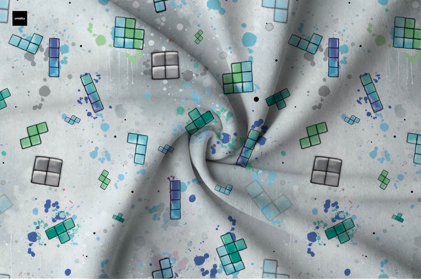 Tetris Stoff Eigenproduktion